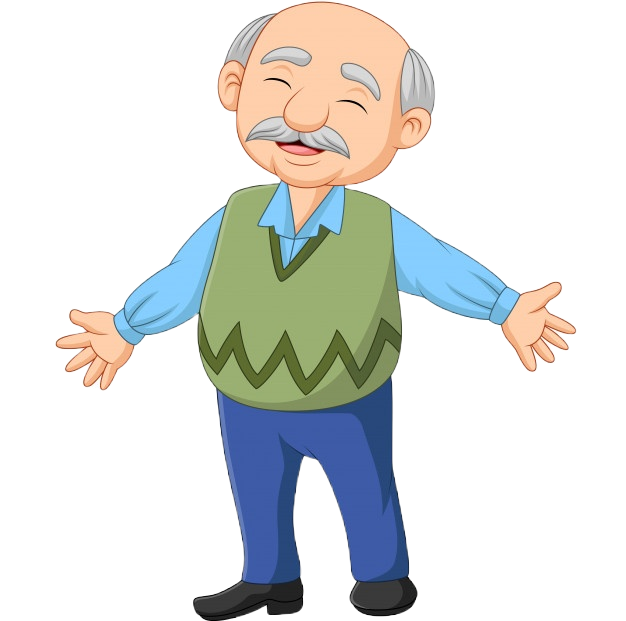Anciano feliz