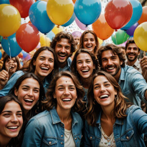 Amigos felices